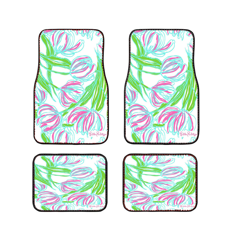 Lilly Pulitzer Ring The Bellboy Car Floor Mats Accessories