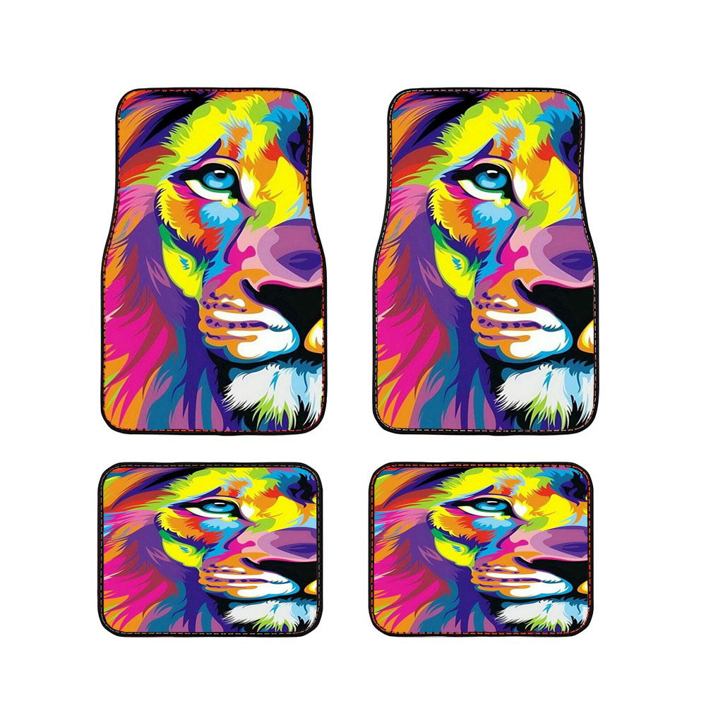 Lion Urban Art Car Floor Mats Accessories