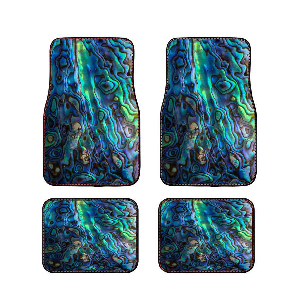 Liquid Abalon Abstract Artwork Car Floor Mats Accessories