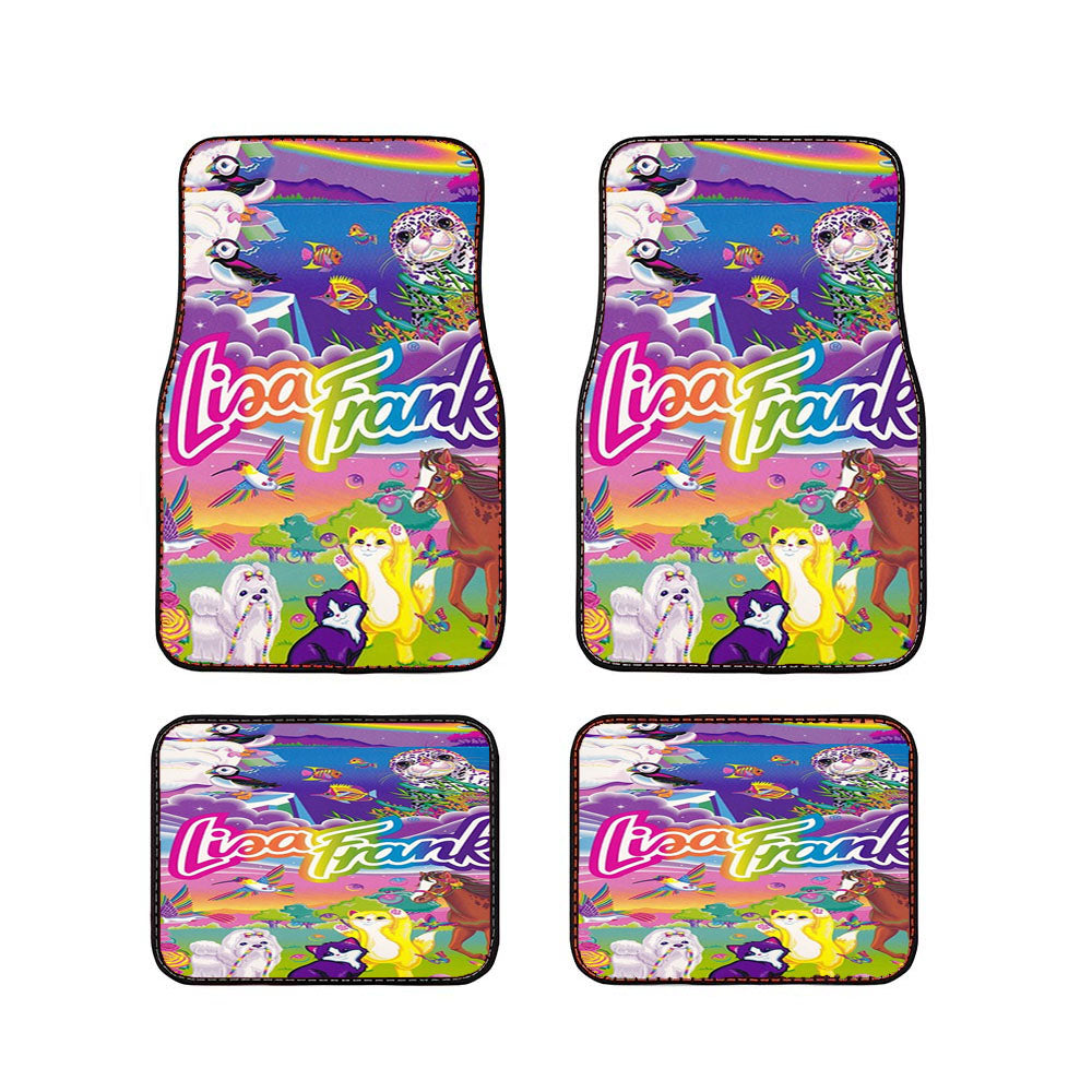 Lisa Frank Logo Car Floor Mats Accessories