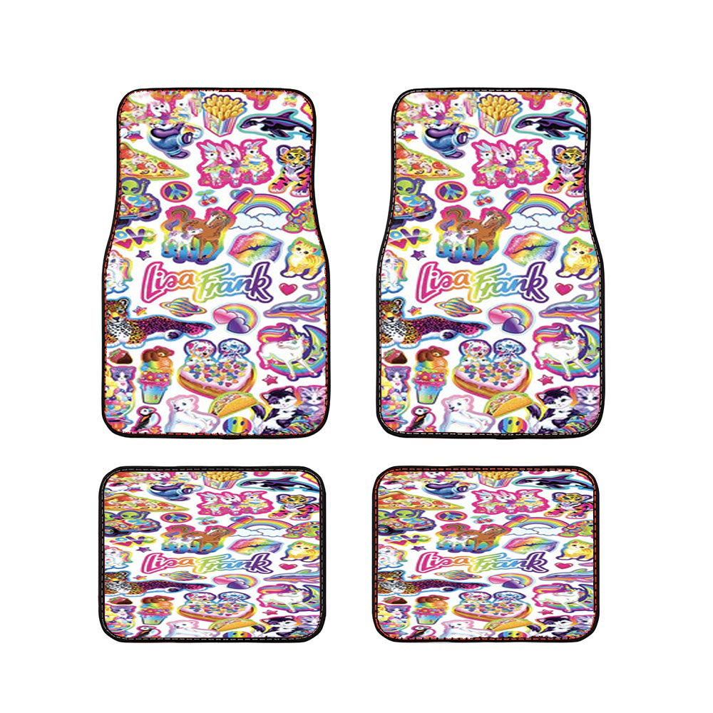 Lisa Frank Pattern Car Floor Mats Accessories