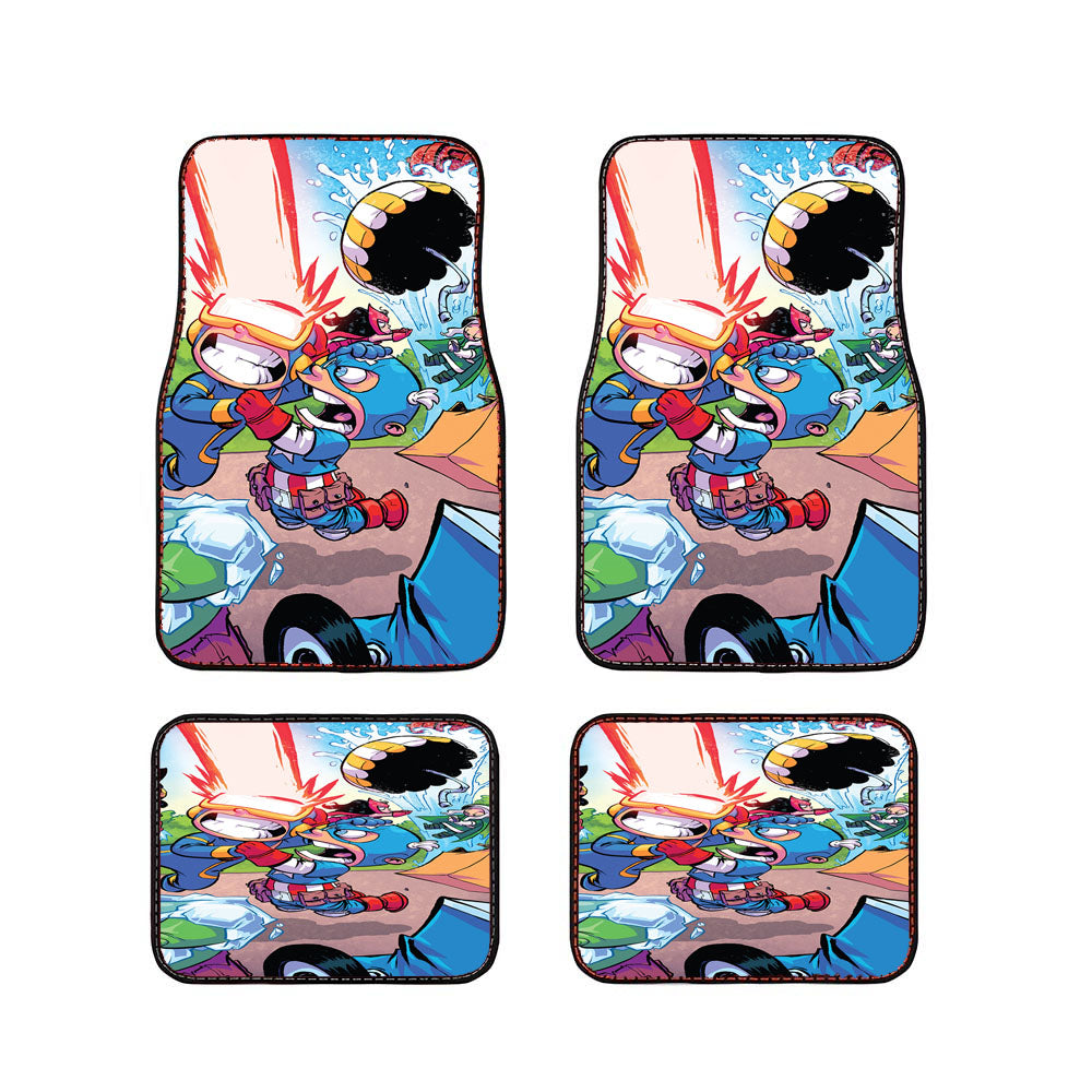 Little Marvel War 1 Car Floor Mats Accessories