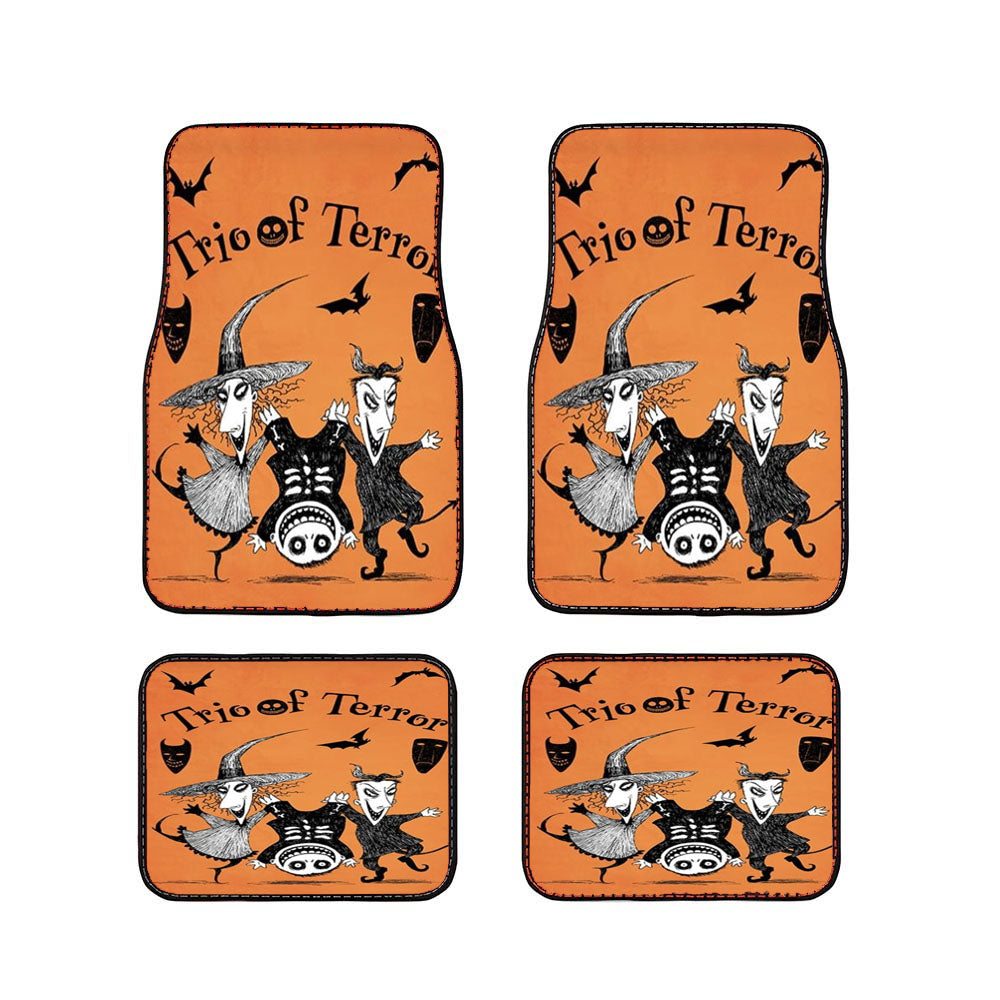 Lock, Shock, And Barrel Trio Of Terror Car Floor Mats Accessories