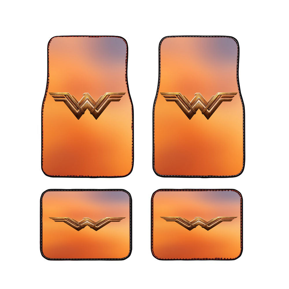 Logo Justice League Diana Prince Wonder Woman Car Floor Mats Accessories