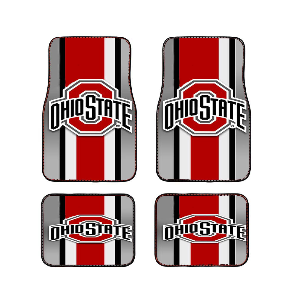 Logo Ohio State Buckeyes Car Floor Mats Accessories