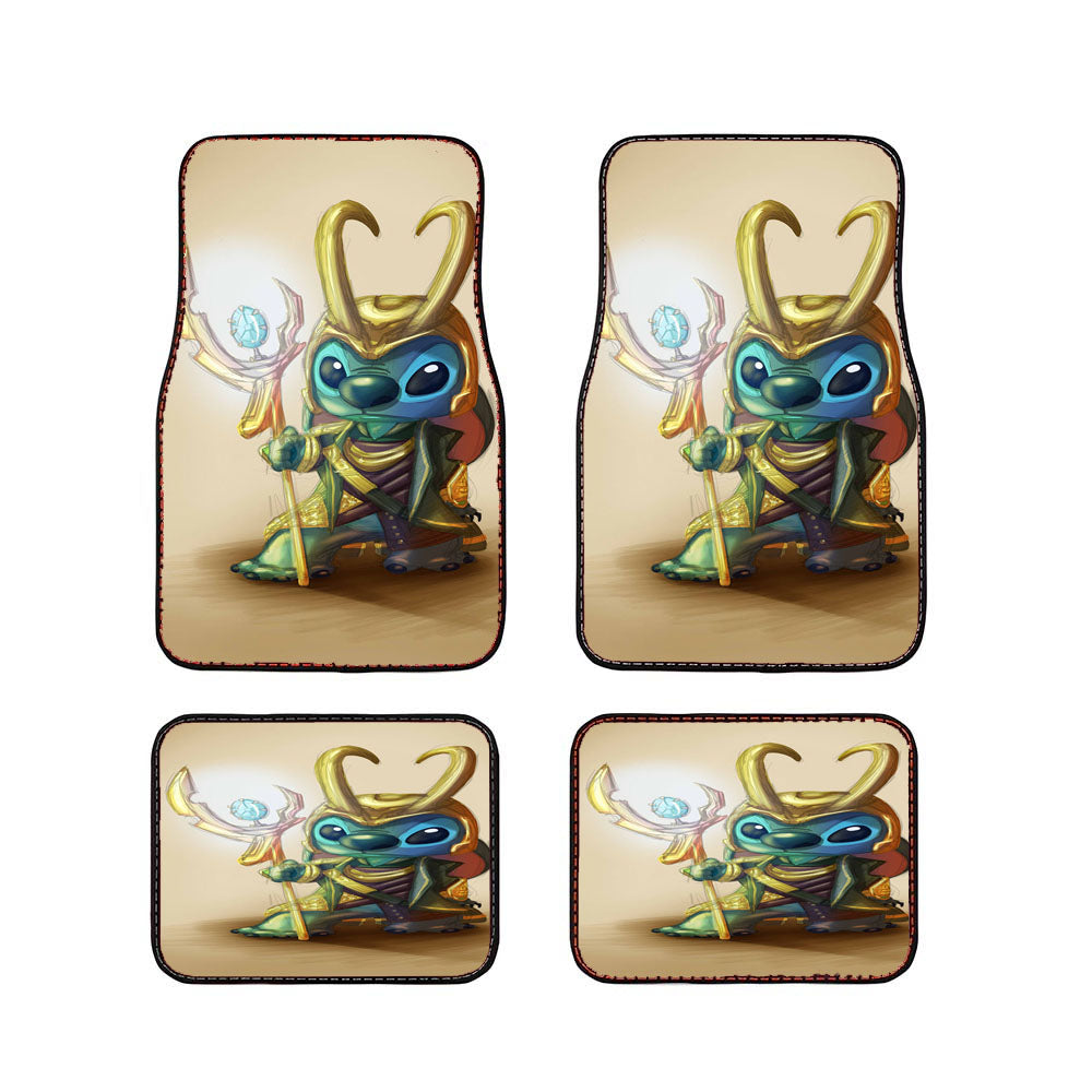 Loki Stitches Design Car Floor Mats Accessories