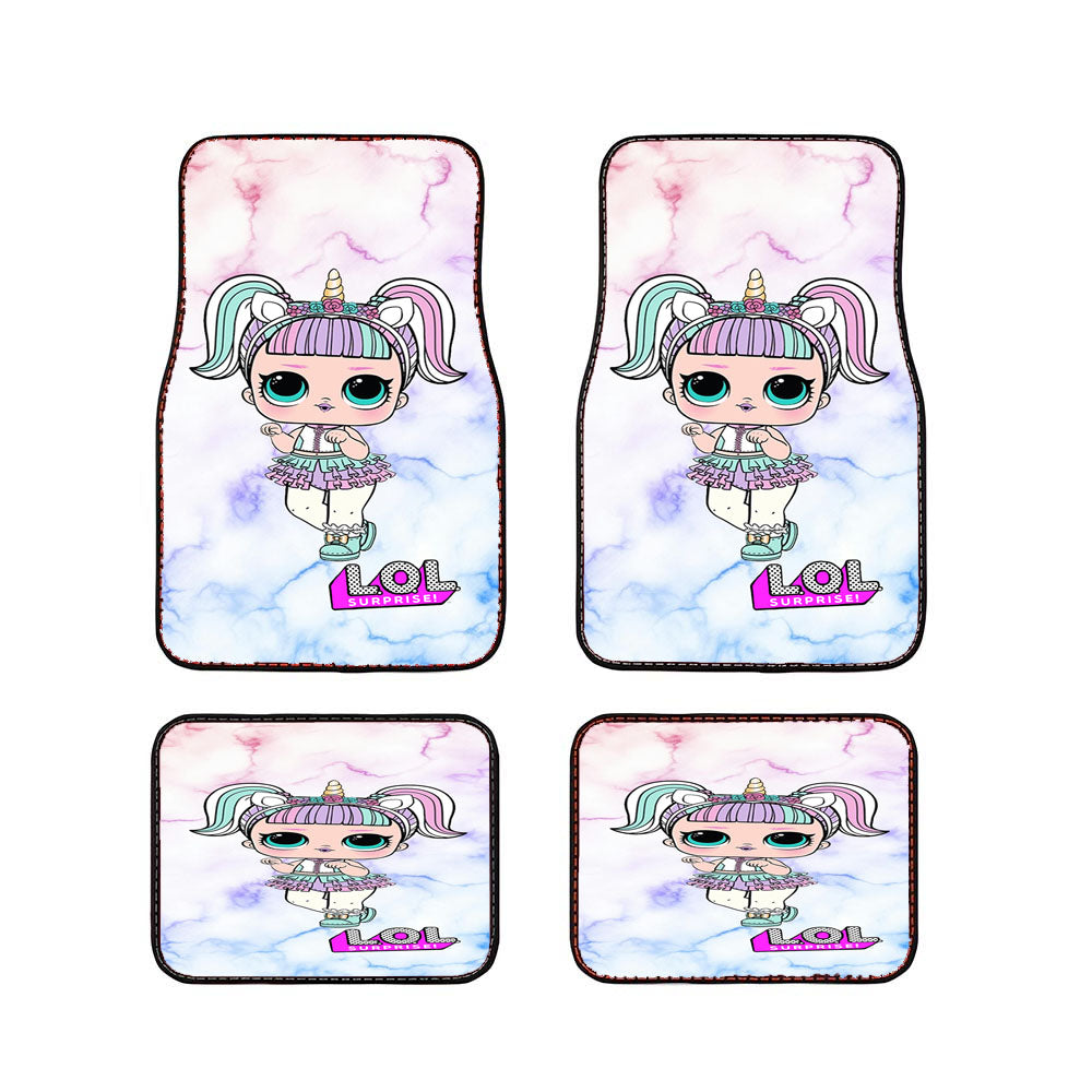 Lol Surprise Doll Unicorn Popular Marble Car Floor Mats Accessories