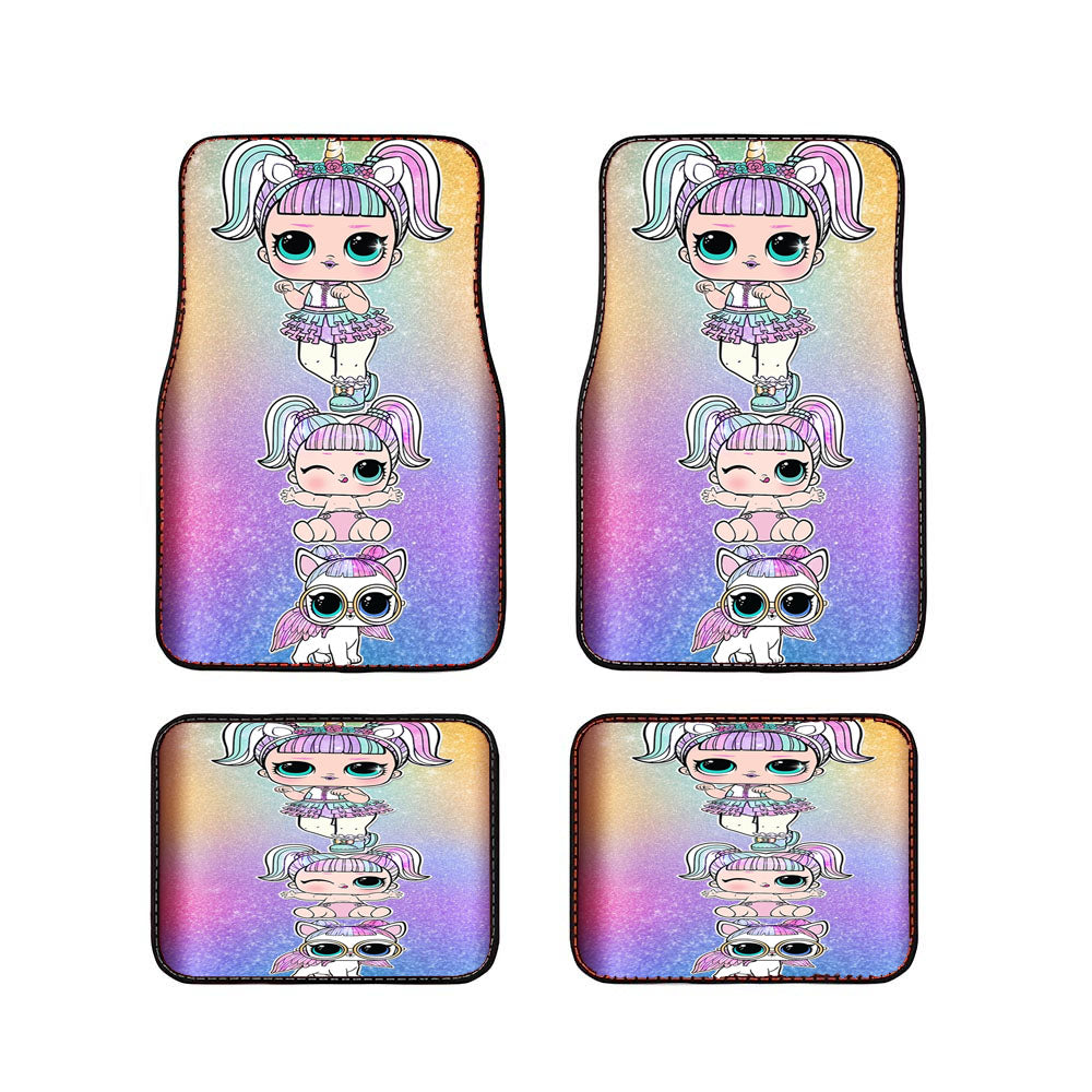 Lol Surprise X Unicorn Doll Car Floor Mats Accessories
