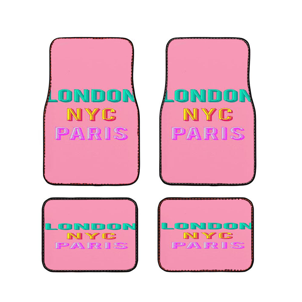 London Nyc Paris Car Floor Mats Accessories