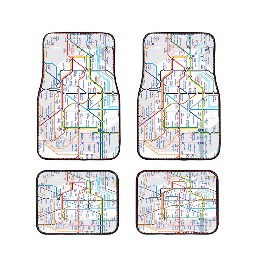 London Tube Map Car Floor Mats Accessories
