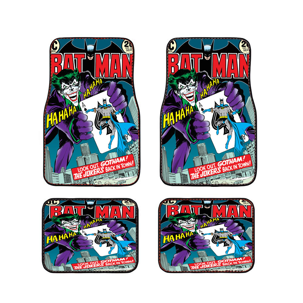 Look Out Gotham The Jokers Back In Town Car Floor Mats Accessories