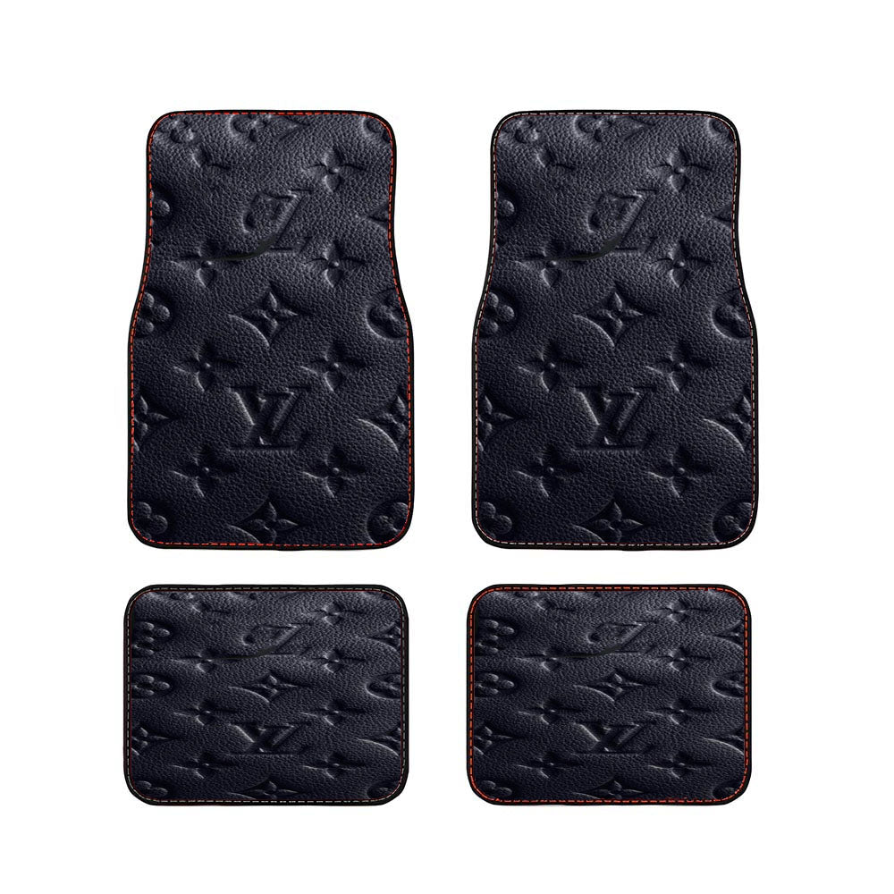 Louis Vuitton Black Print Car Floor Mats Accessories
