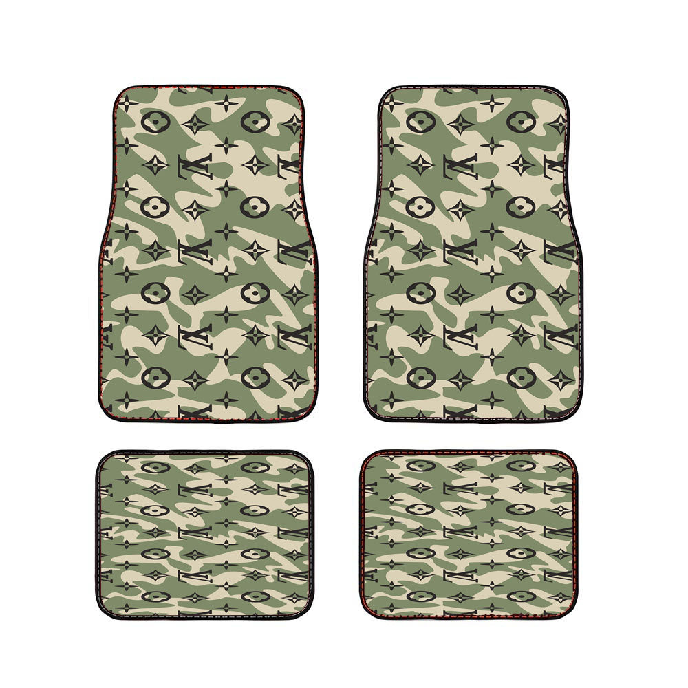 Louis Vuitton Camo Car Floor Mats Accessories