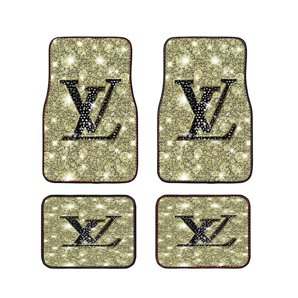 Louis Vuitton Diamond Clean Car Floor Mats Accessories