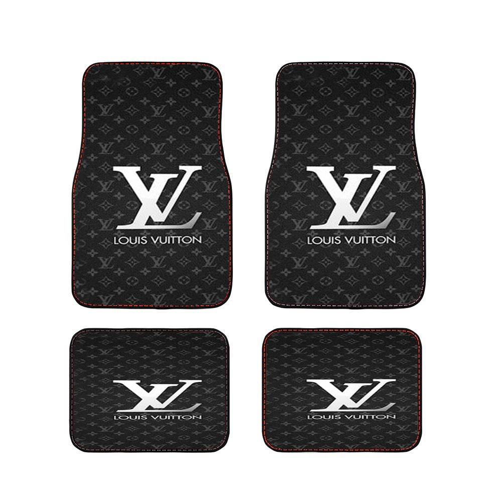 Louis Vuitton Grey Logo Car Floor Mats Accessories