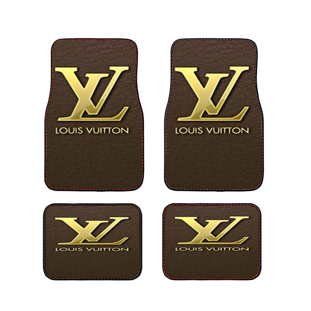 Louis Vuitton Leather Car Floor Mats Accessories