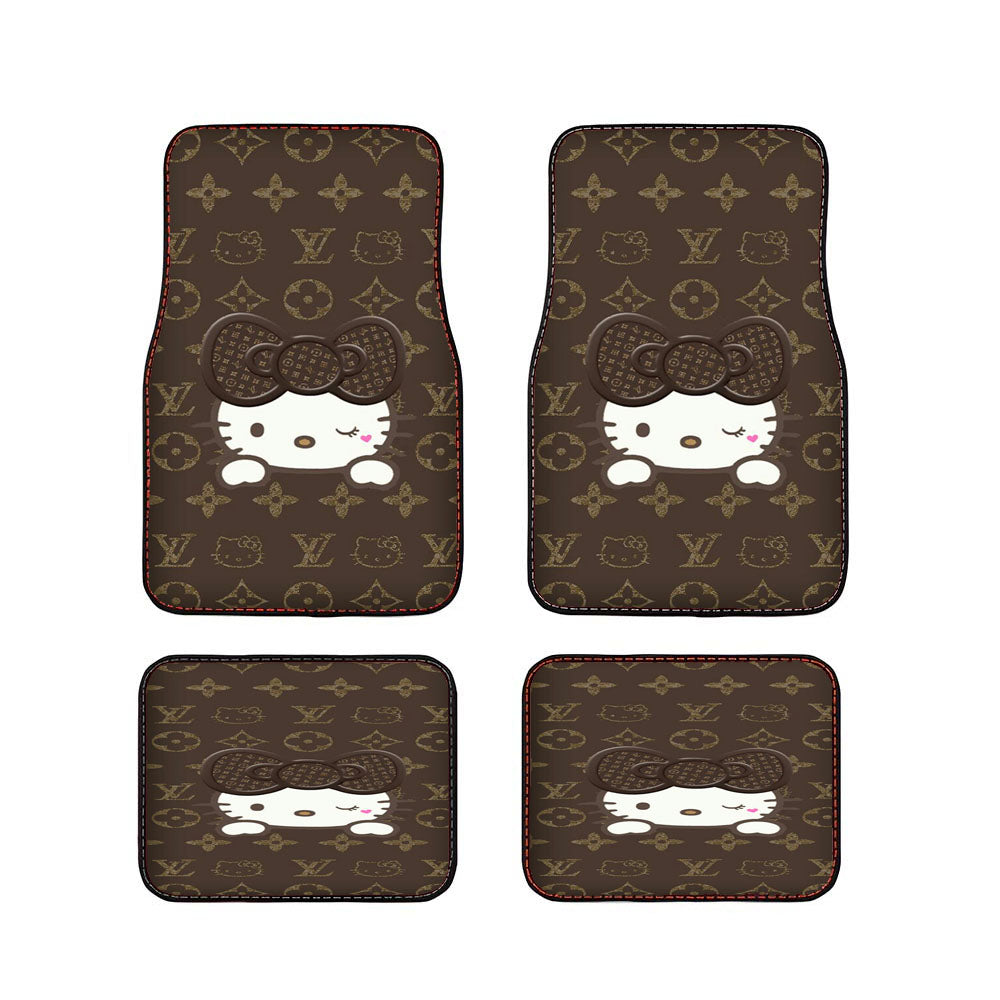 Louis Vuitton Mickey Mouse Car Floor Mats Accessories