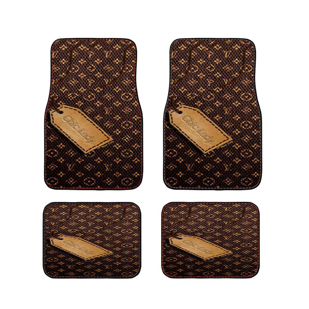 Louis Vuitton Paper Tag Car Floor Mats Accessories