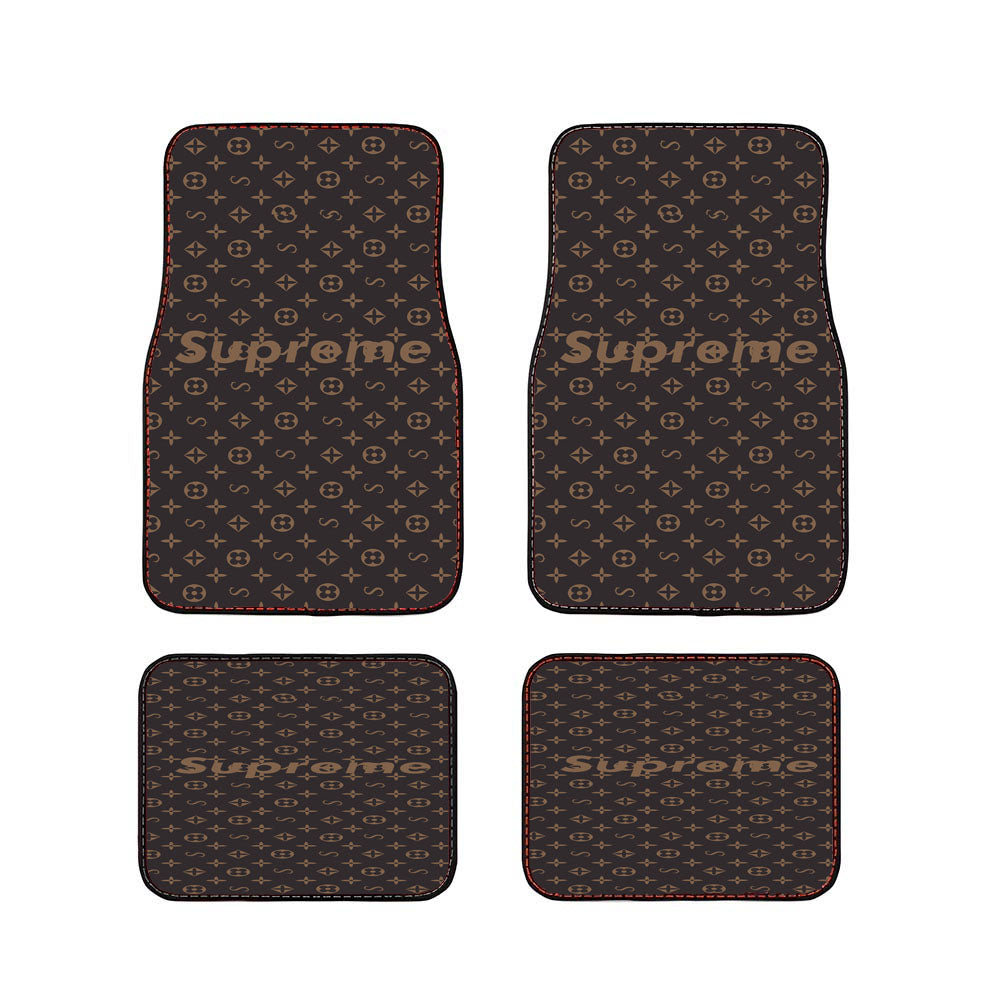 Louis Vuitton Supreme Car Floor Mats Accessories