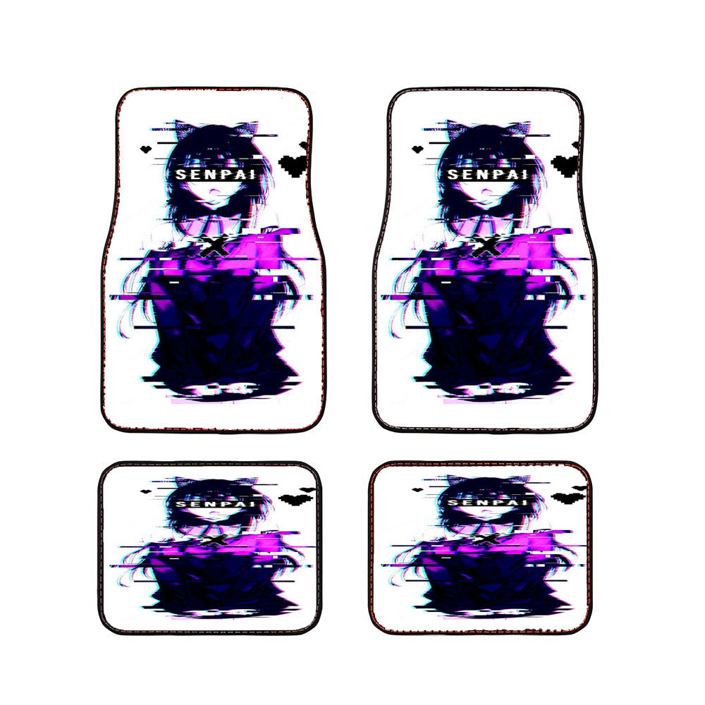Love Senpai Anime Wallpaper Car Floor Mats Accessories