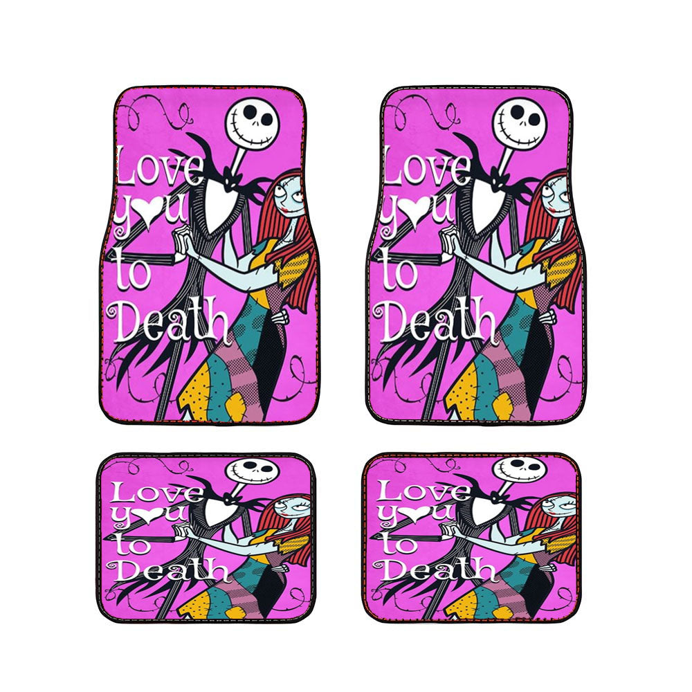 Love You To Death Car Floor Mats Accessories