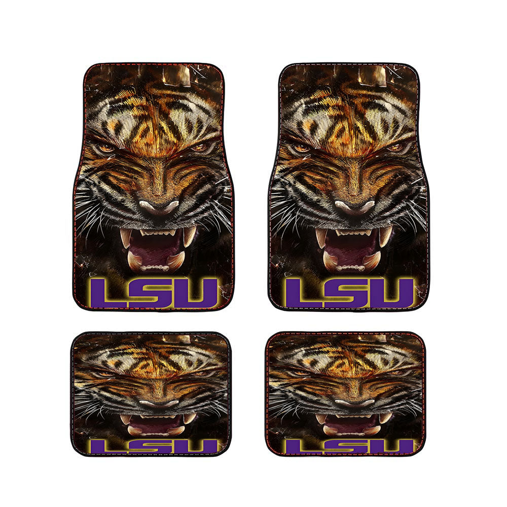 Lsu Tigers 3 Car Floor Mats Accessories