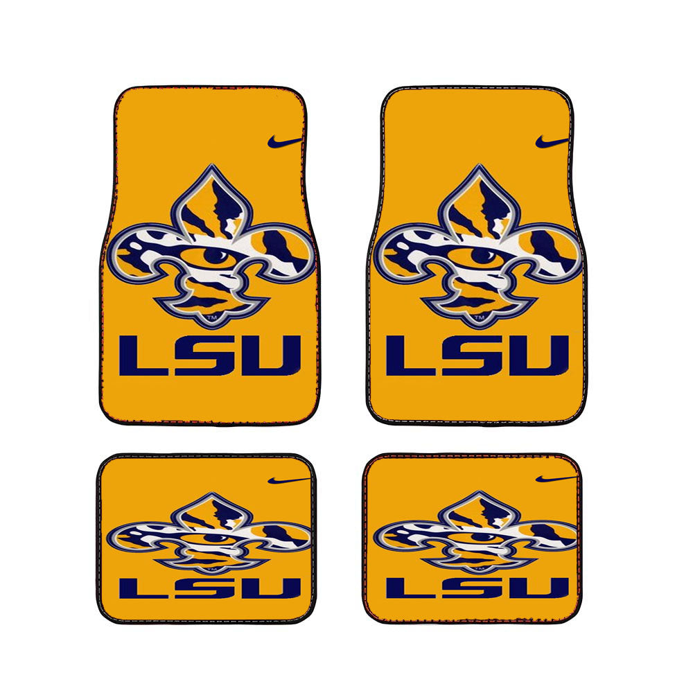 Lsu Tigers Eye Nike Logo Car Floor Mats Accessories