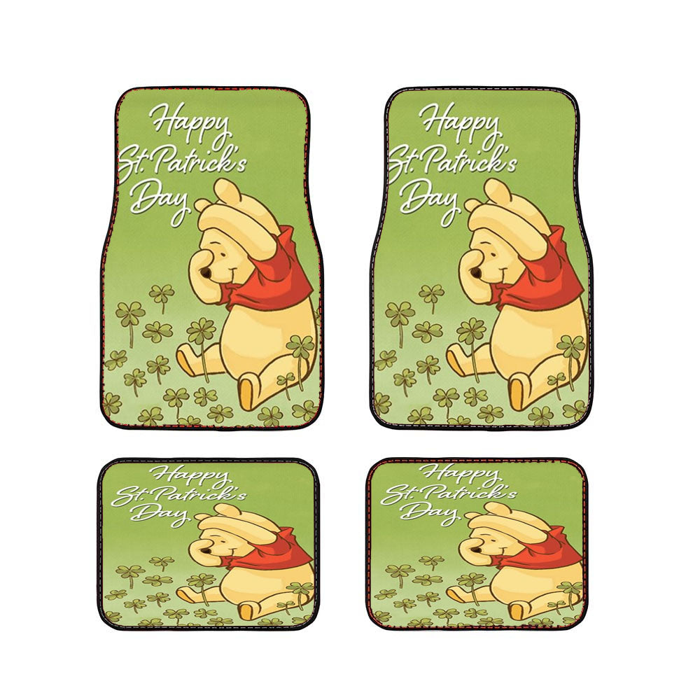 Lucky Clover Winnie The Pooh Car Floor Mats Accessories