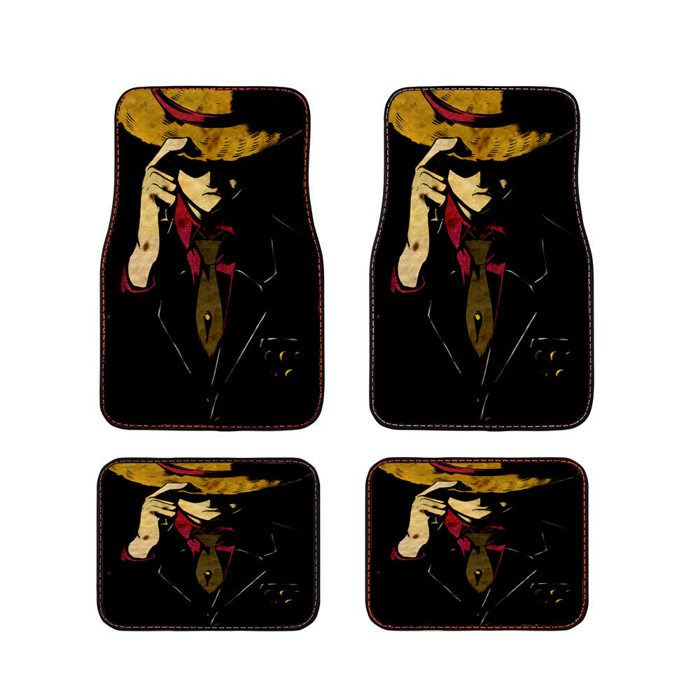 Luffy Black Car Floor Mats Accessories