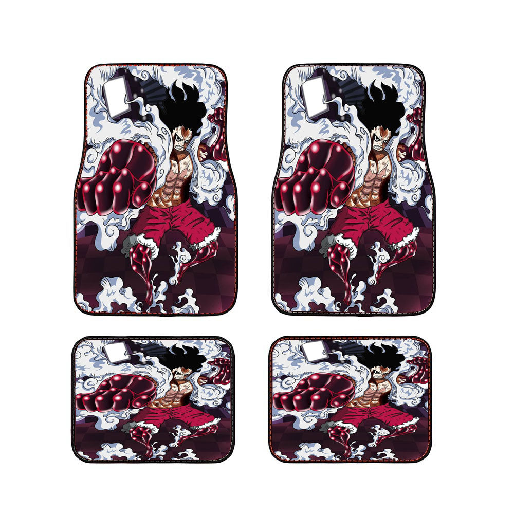 Luffy Snake Man One Piece Car Floor Mats Accessories