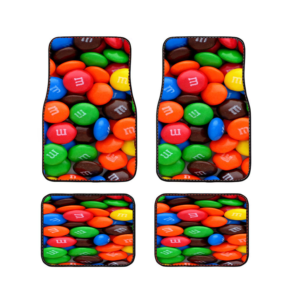 M&M Candy Chocolate Car Floor Mats Accessories
