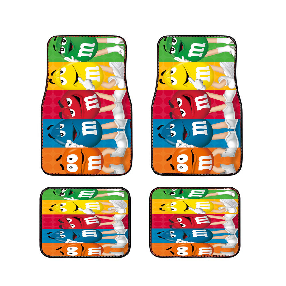 M&M Characters Car Floor Mats Accessories