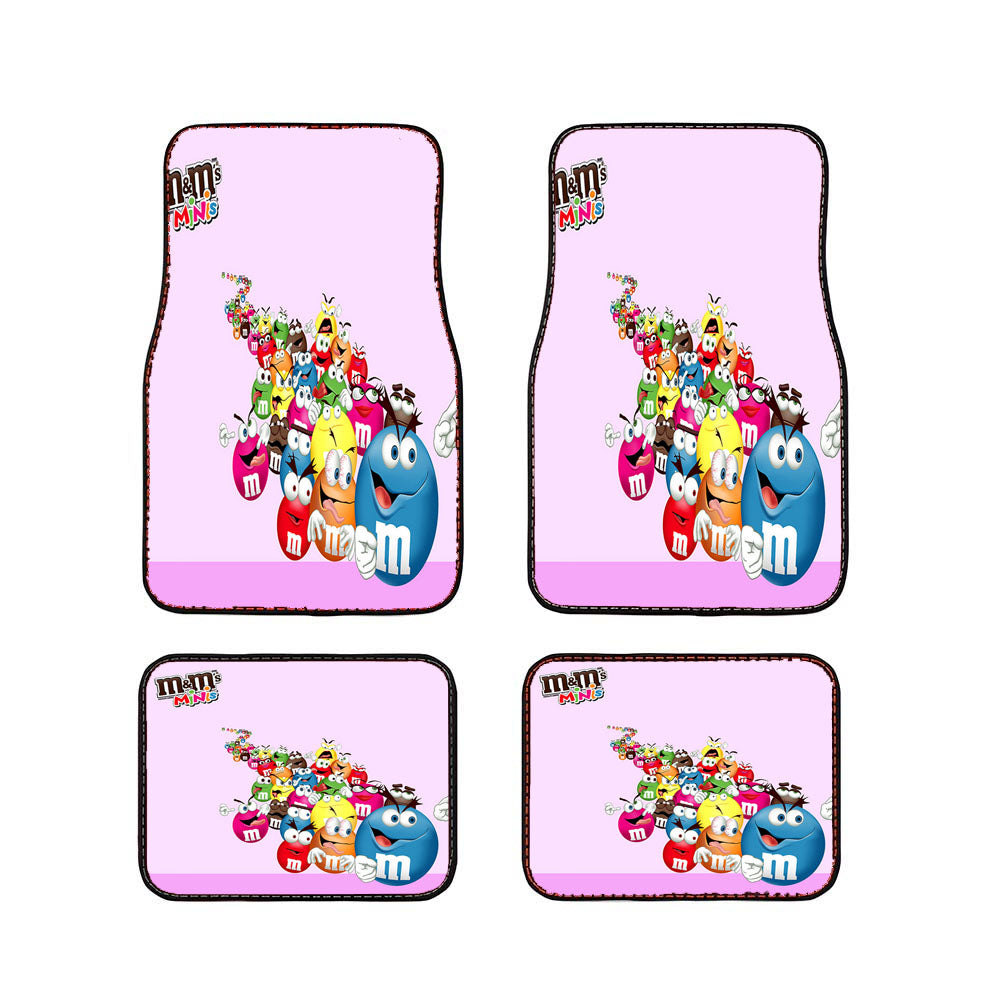M&M'S Minis Characters Car Floor Mats Accessories