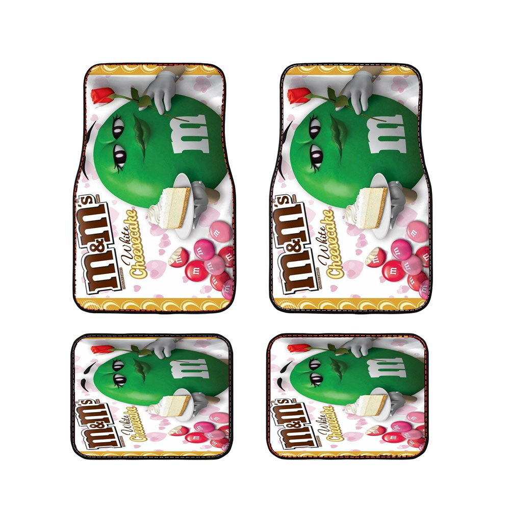 M&M White Cheesecake Car Floor Mats Accessories