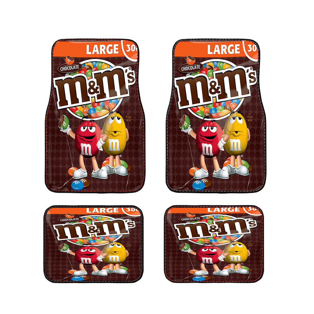 M&Ms Chocolat Large 00G Car Floor Mats Accessories