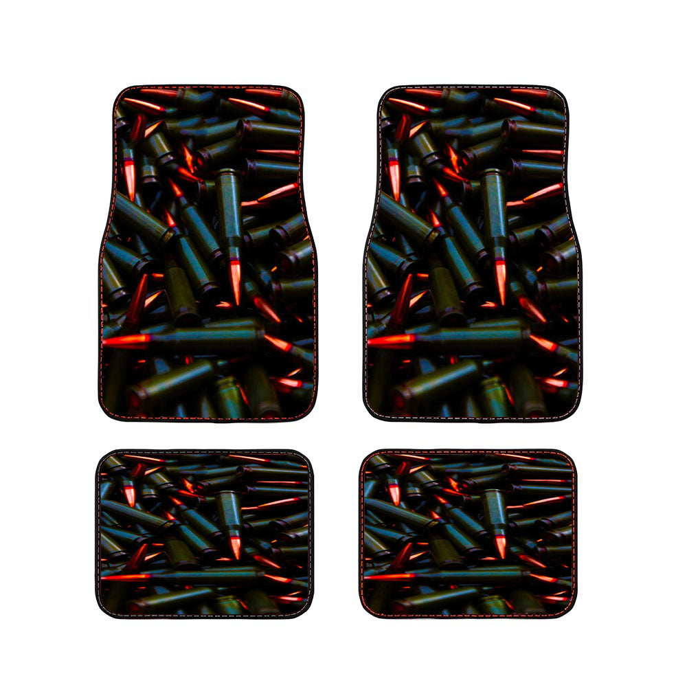 Machine Gun Bullets Car Floor Mats Accessories