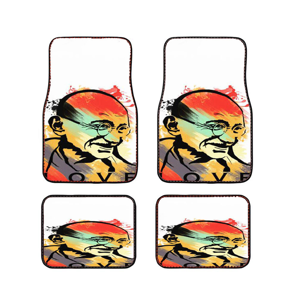 Mahatma Gandhi Car Floor Mats Accessories