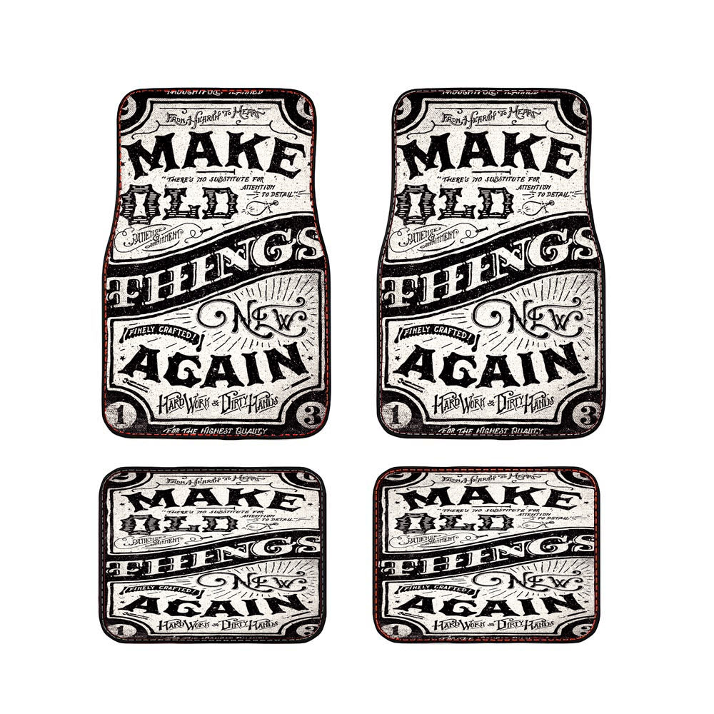 Make Old Things New Again Car Floor Mats Accessories