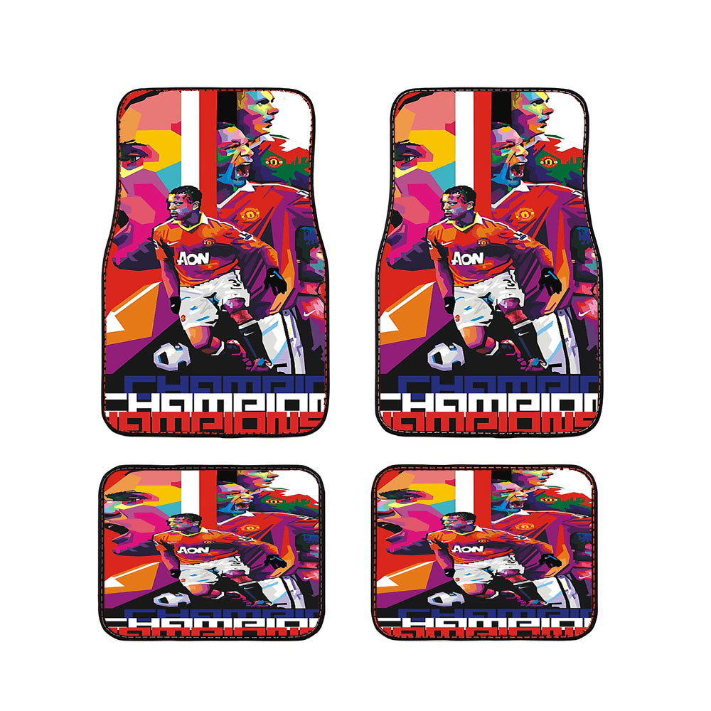 Manchester United Champion Car Floor Mats Accessories