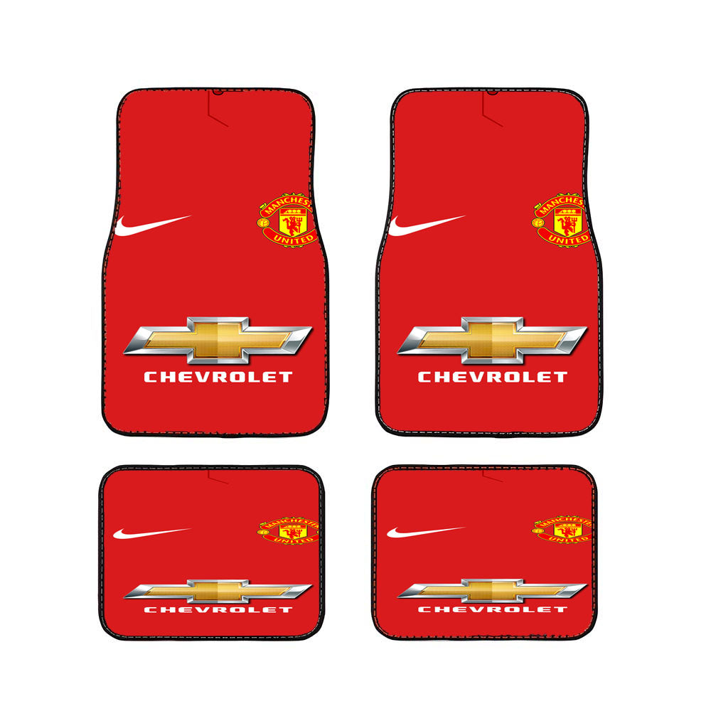 Manchester United Fc Nike Chevrolet Car Floor Mats Accessories