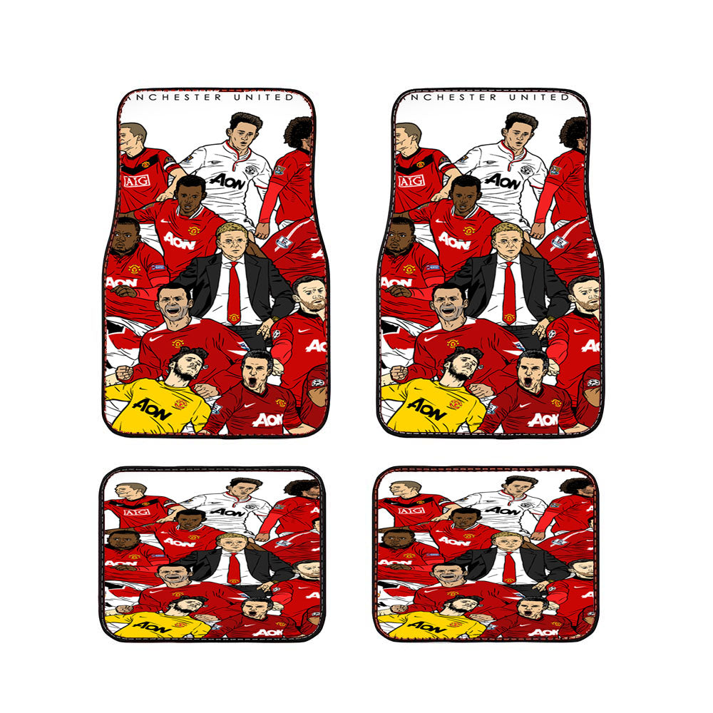 Manchester United Player Car Floor Mats Accessories