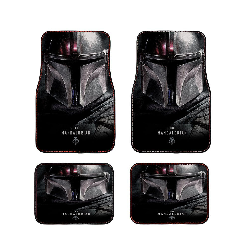 Mandalorian Iron Mask Car Floor Mats Accessories