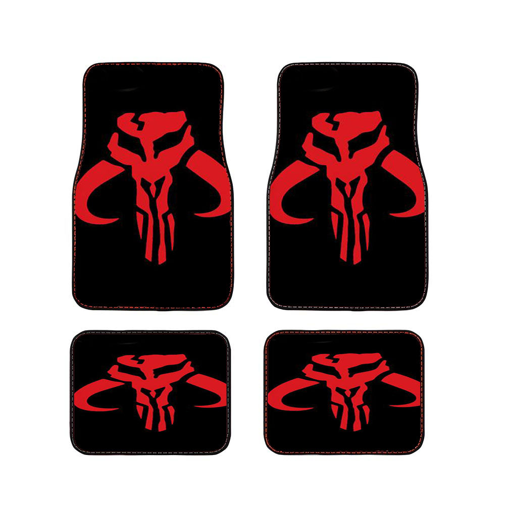 Mandalorian Skull Boba Fett Car Floor Mats Accessories
