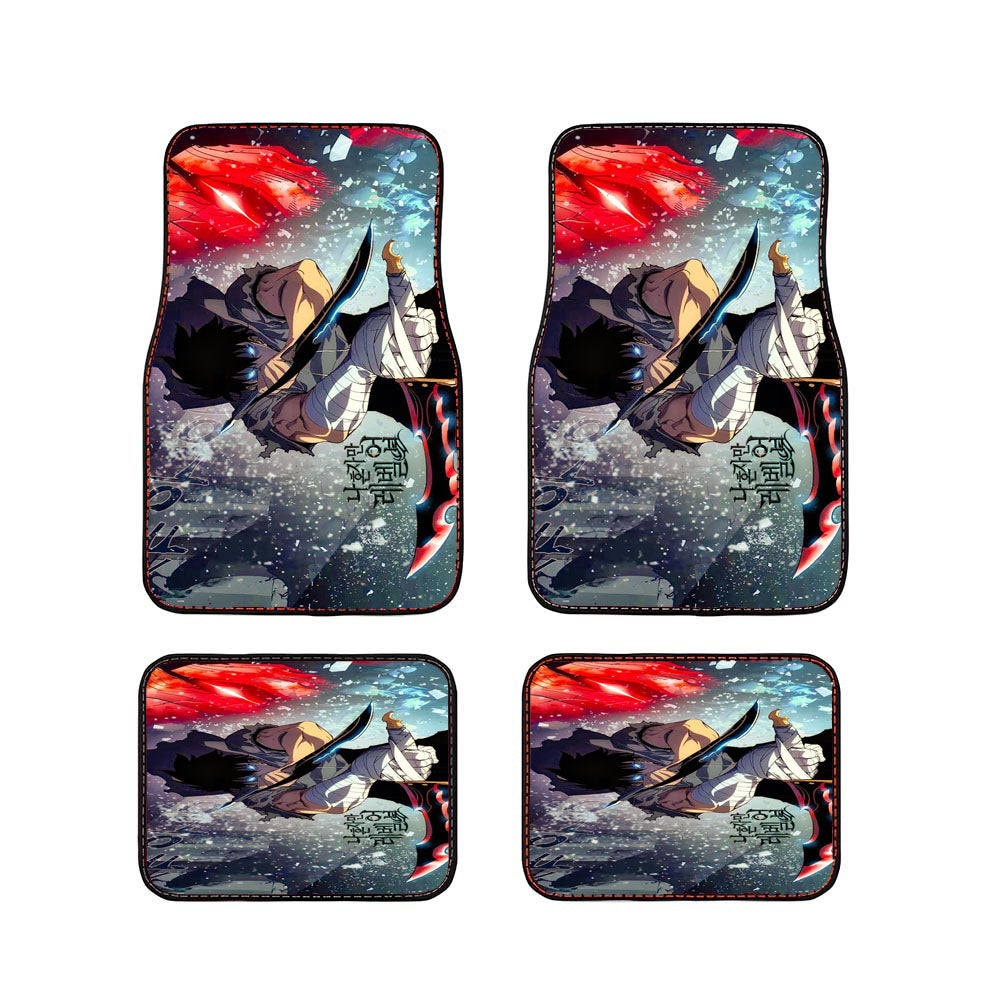 Manhwa Solo Leveling Sung Jin Woo Level S Car Floor Mats Accessories