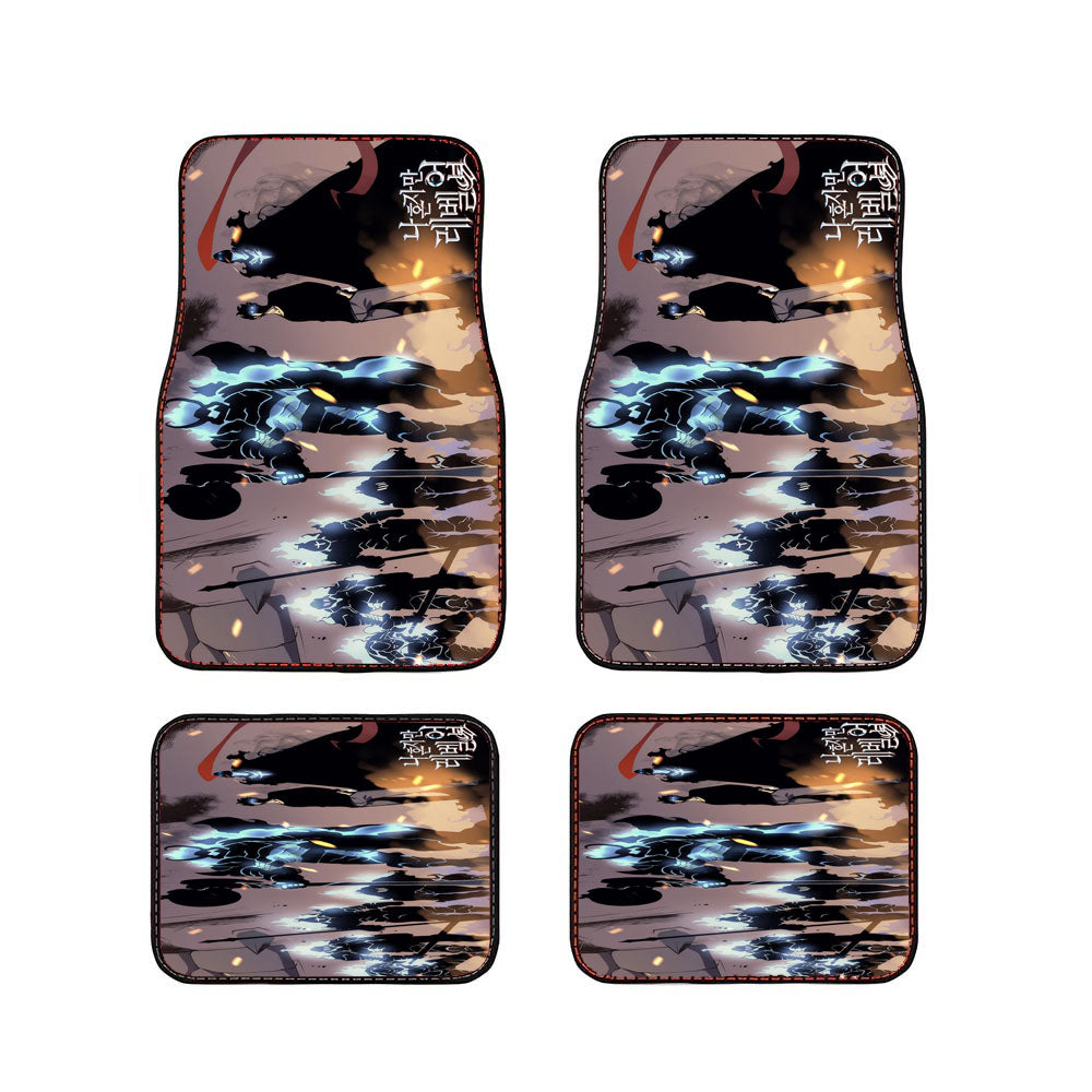 Manhwa Solo Leveling Sung Jin Woo Shadow Army Car Floor Mats Accessories