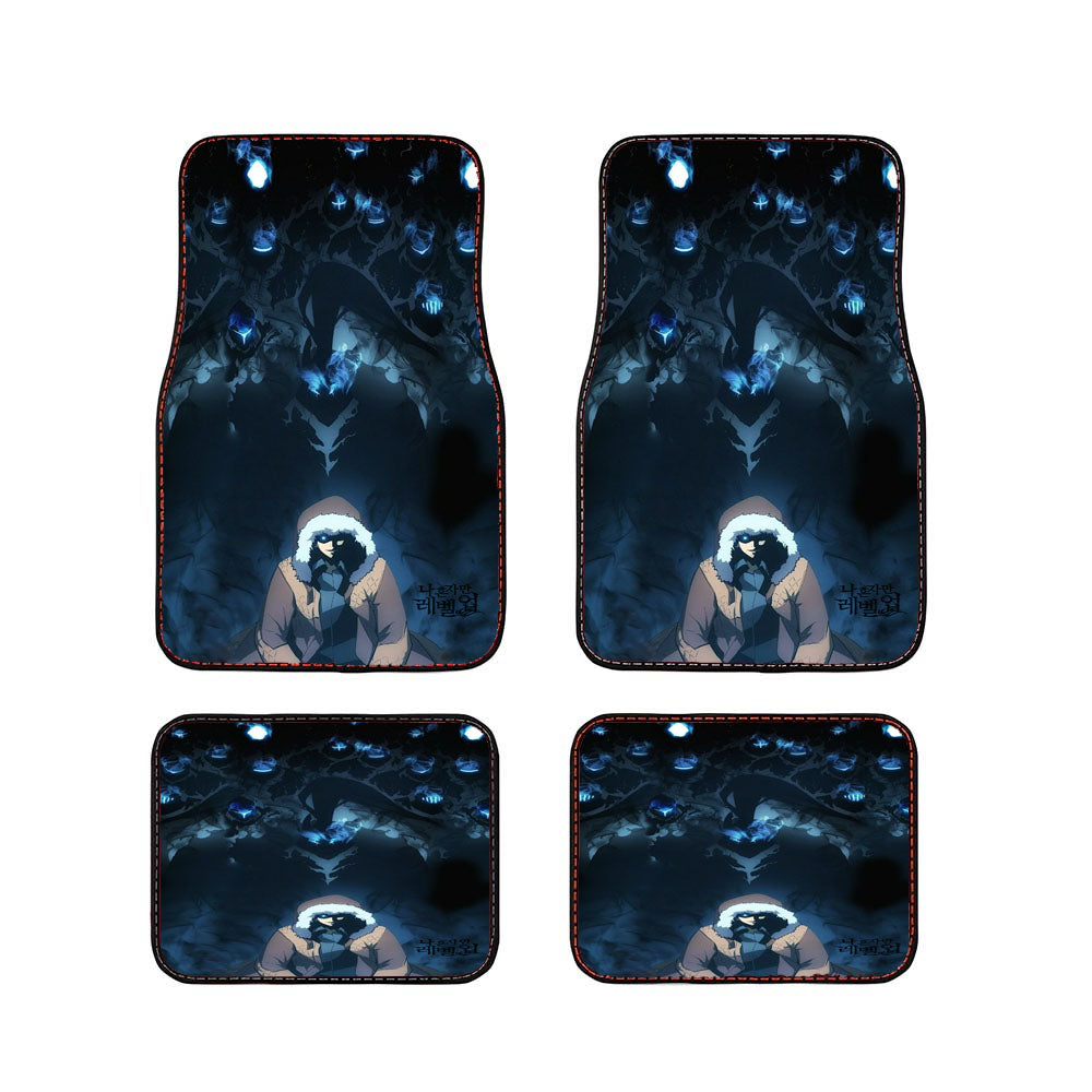 Manhwa Solo Leveling Sung Jin Woo Shadow Monarch Car Floor Mats Accessories