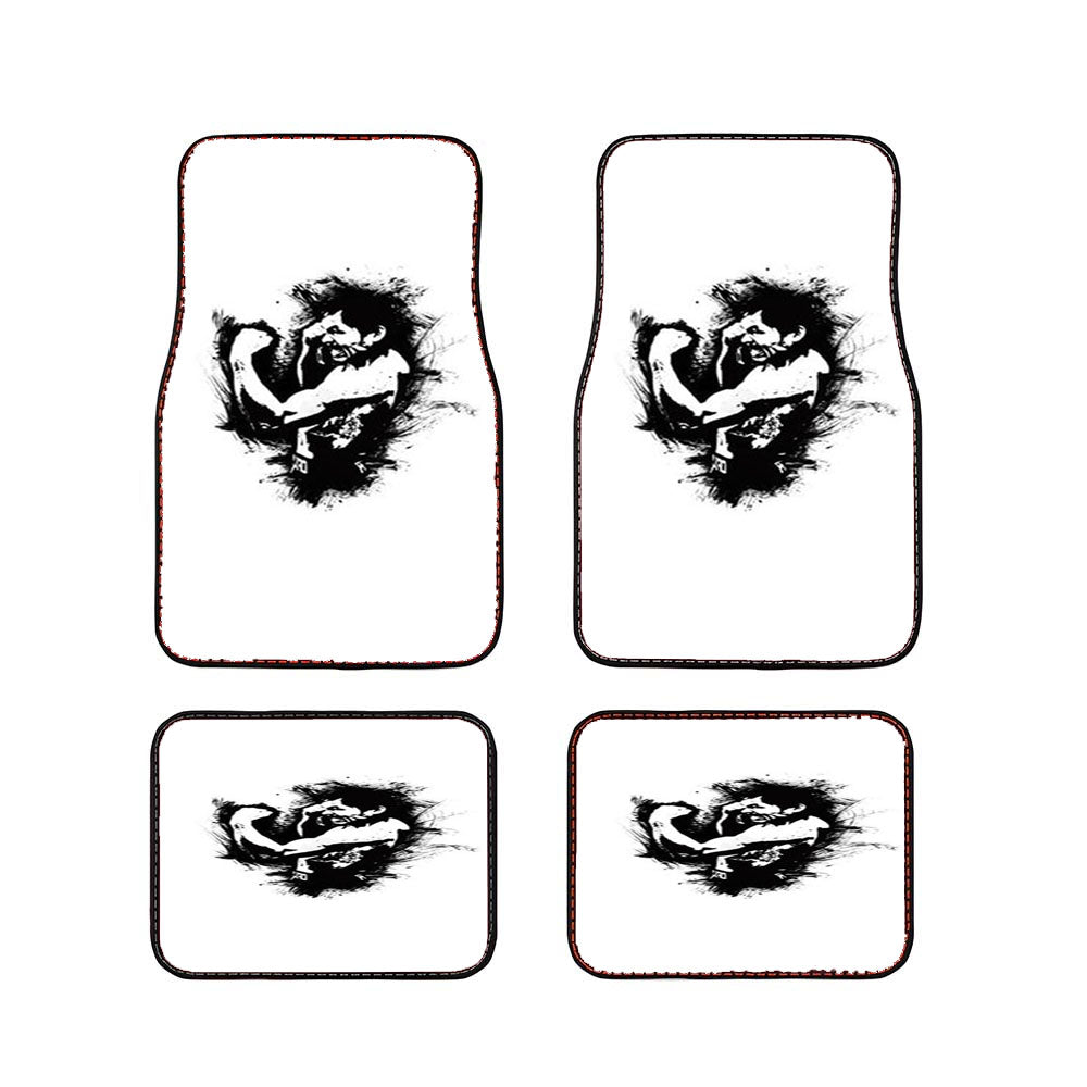 Manny Pacquiao Art Black Car Floor Mats Accessories