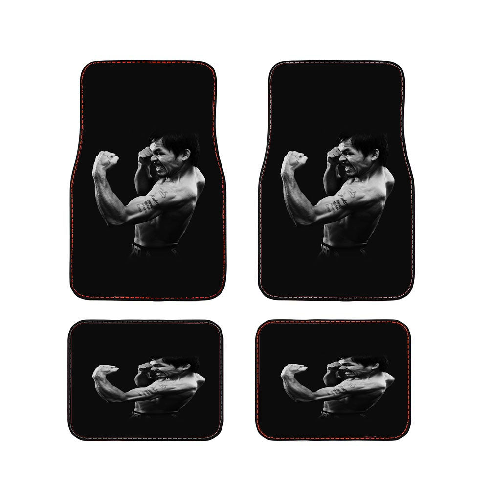 Manny Pacquiao Dark Boxing Legend- Car Floor Mats Accessories