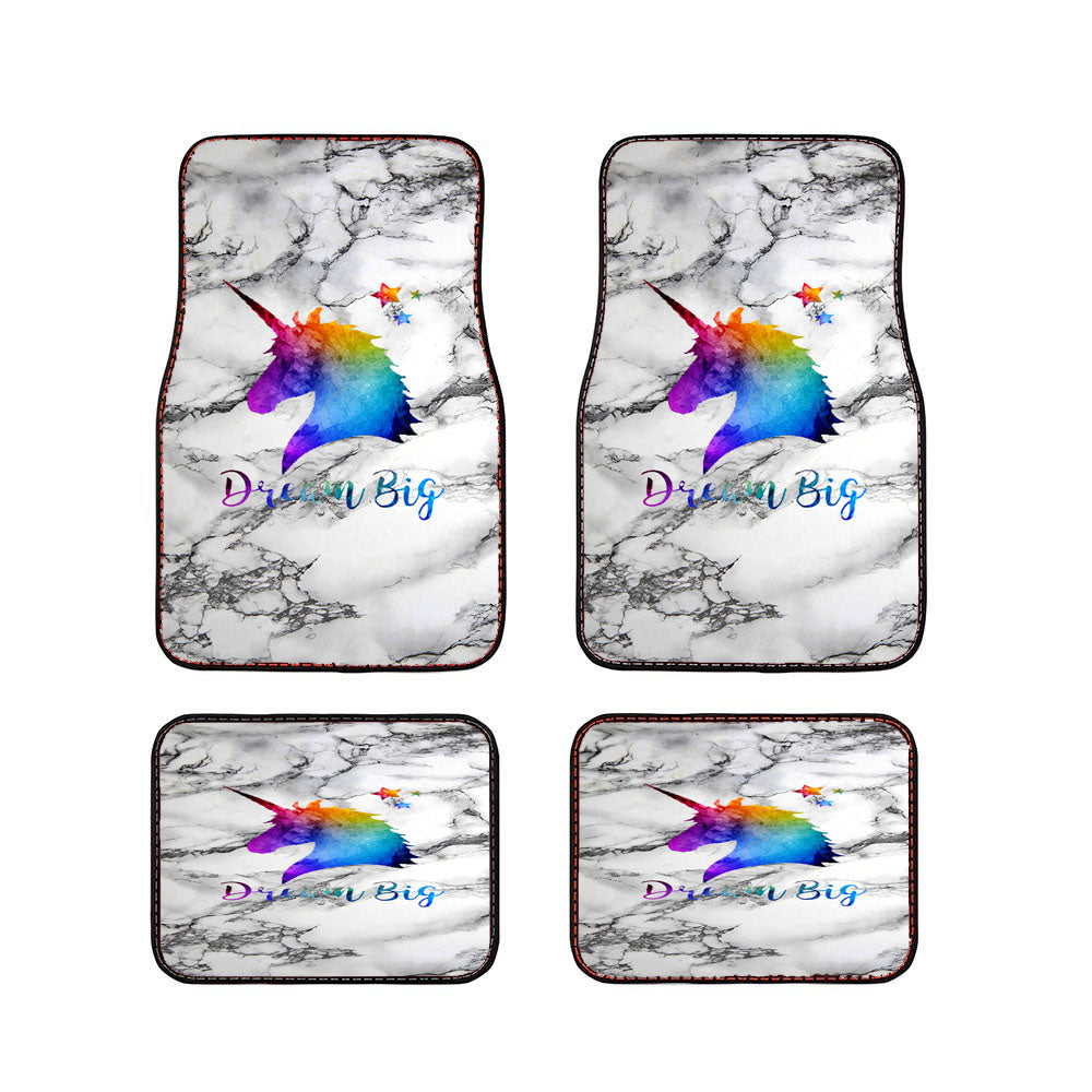Marble Unicorn Car Floor Mats Accessories