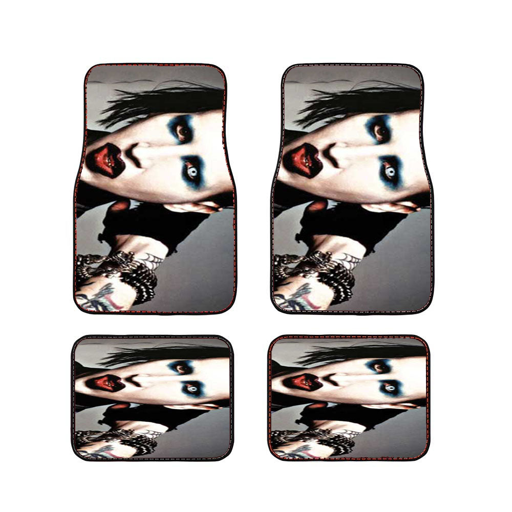 Marilyn Manson Makeup Car Floor Mats Accessories